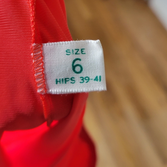 Vintage Red With Black Trim Bloomers Pantaloons Knickers Undies Size 6 - Picture 4 of 8